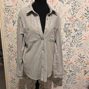 Workshop Republic Clothing Gray Knit Top